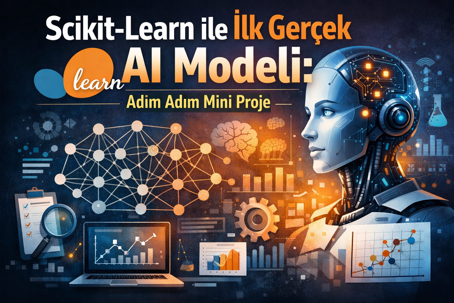 Scikit-learn ile ilk gerçek AI modeli: Adım adım mini proje