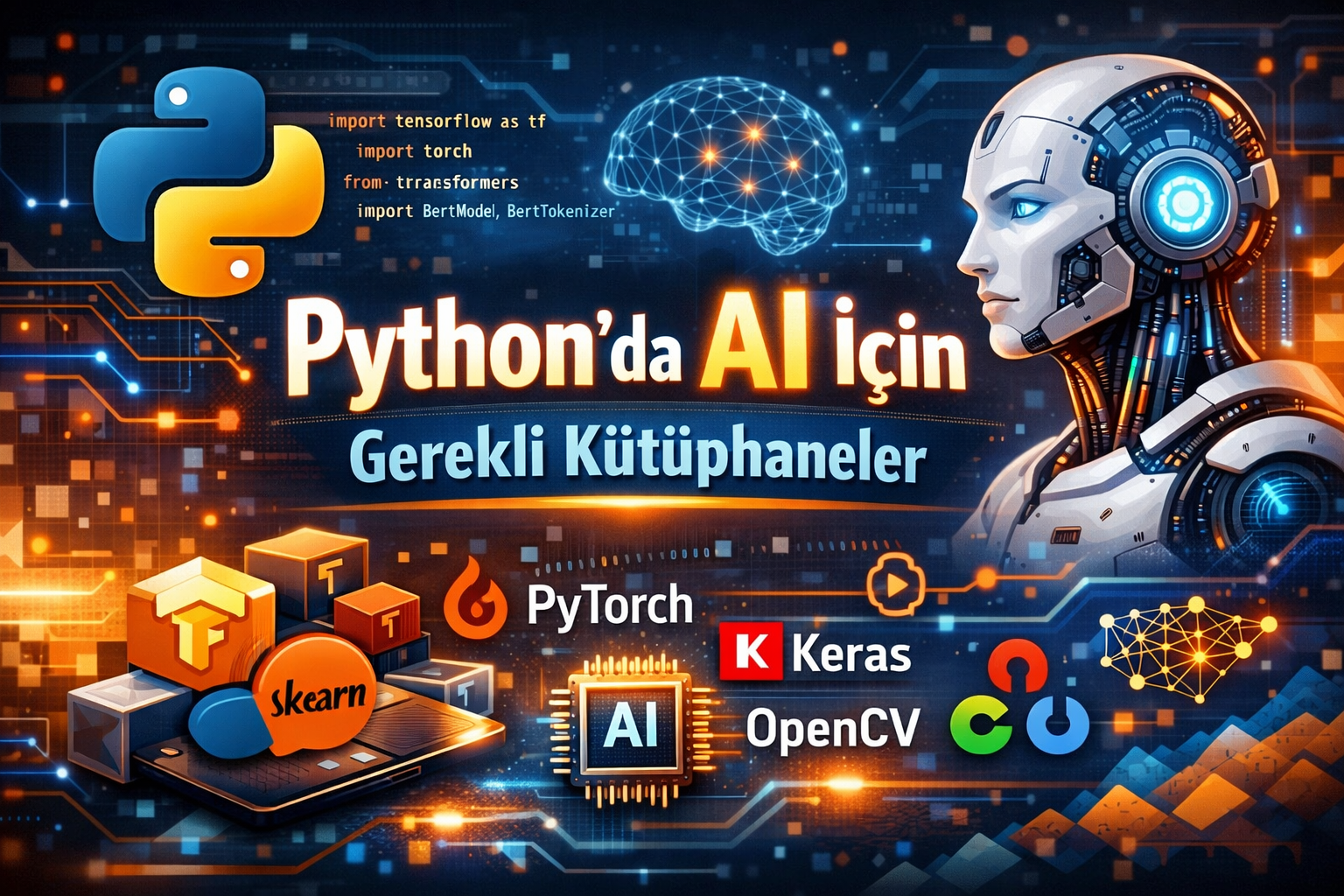 Python’da AI için gerekli kütüphaneler